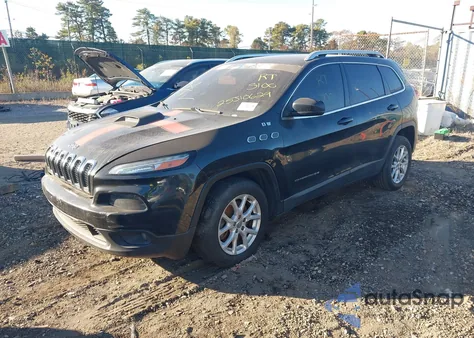 2015 Jeep Cherokee Latitude из США, поврежденный, VIN 1C4PJLCB4FW741803